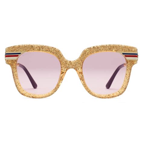 occhiali da sole gucci glitter|Gucci Glitter Sunglasses .